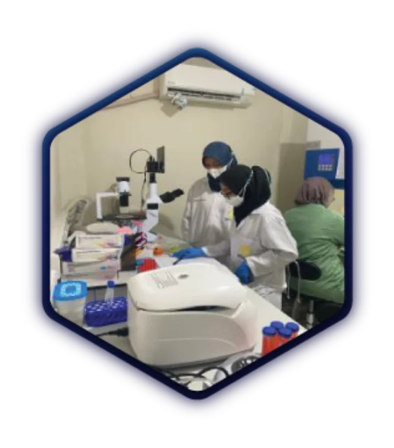 INVILAB researchers conducting an in vitro test